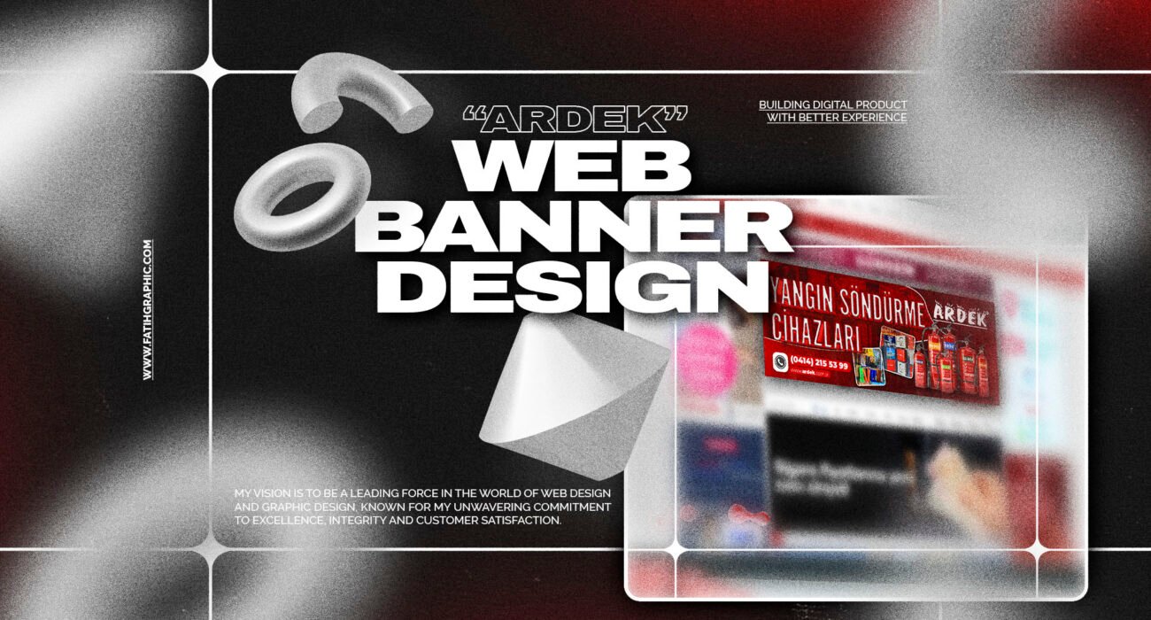 Ardek Web Banner Design Portfolio