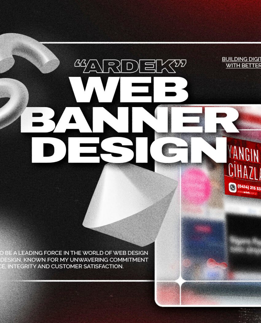 Ardek web banner design portfolio