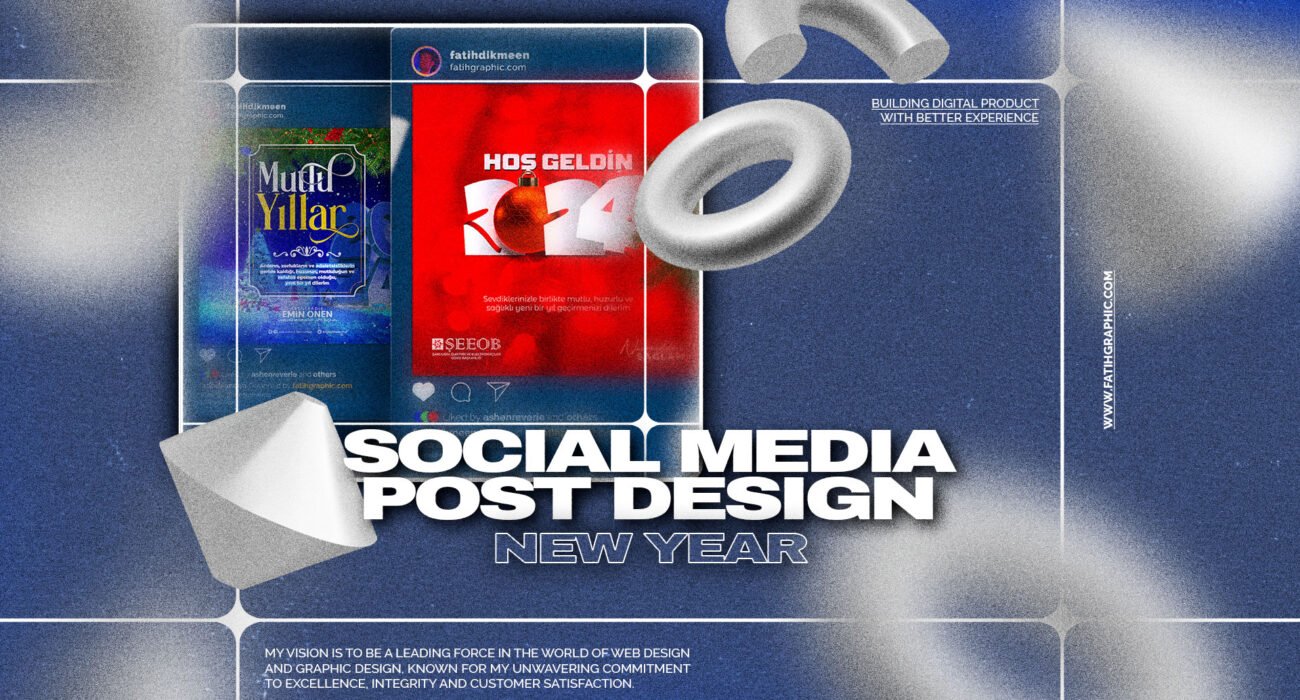 New Year 2024 Social Media Post Design